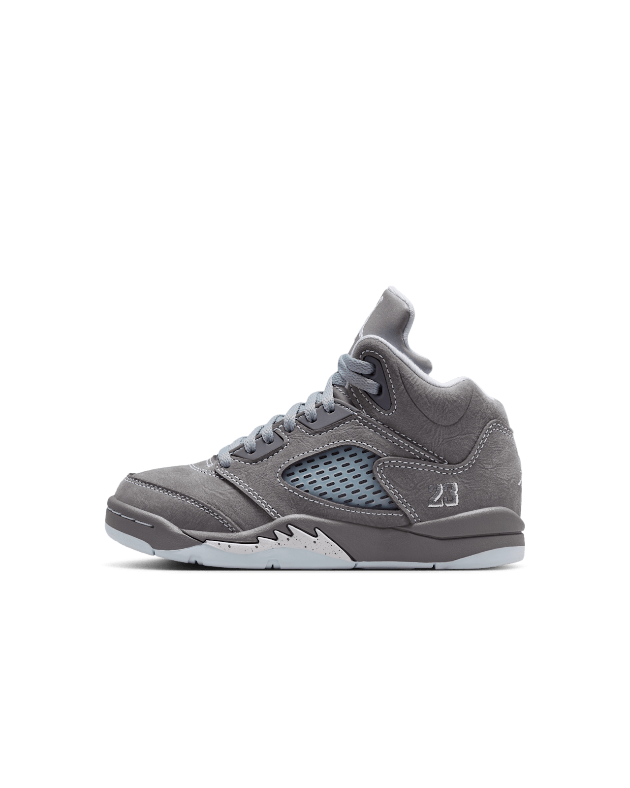 NIKE公式】エア ジョーダン 5 レトロ 'Light Graphite and Wolf Grey